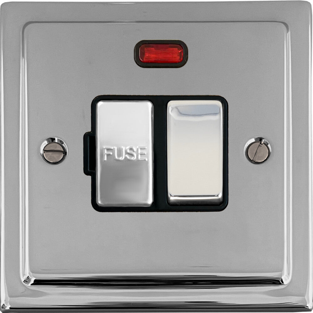 Victorian Polished Chrome Swt. Fused Spur & Neon