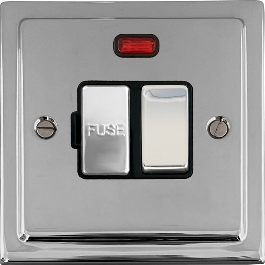 Victorian Polished Chrome Swt. Fused Spur & Neon