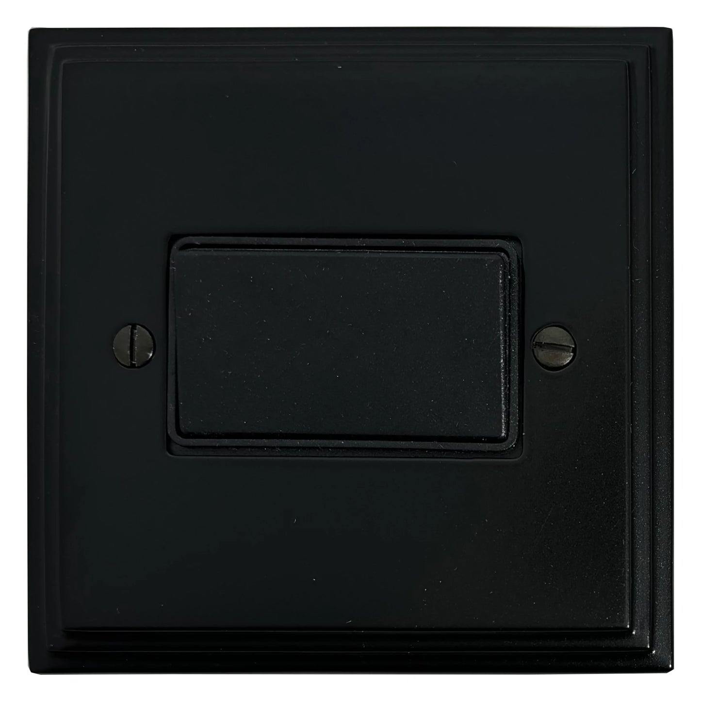 Victorian Flat Black Fan Isolator