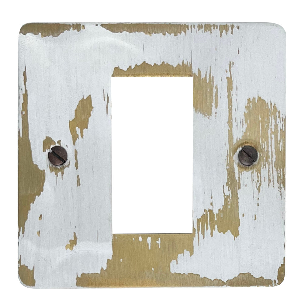 Flat Dover Bronze 1 Gang 1 Mod Euro