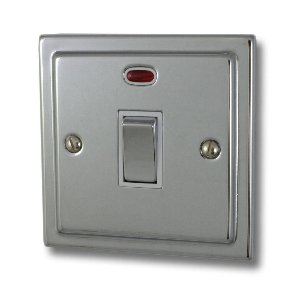Victorian Polished Chrome 20 Amp Dp Switch
