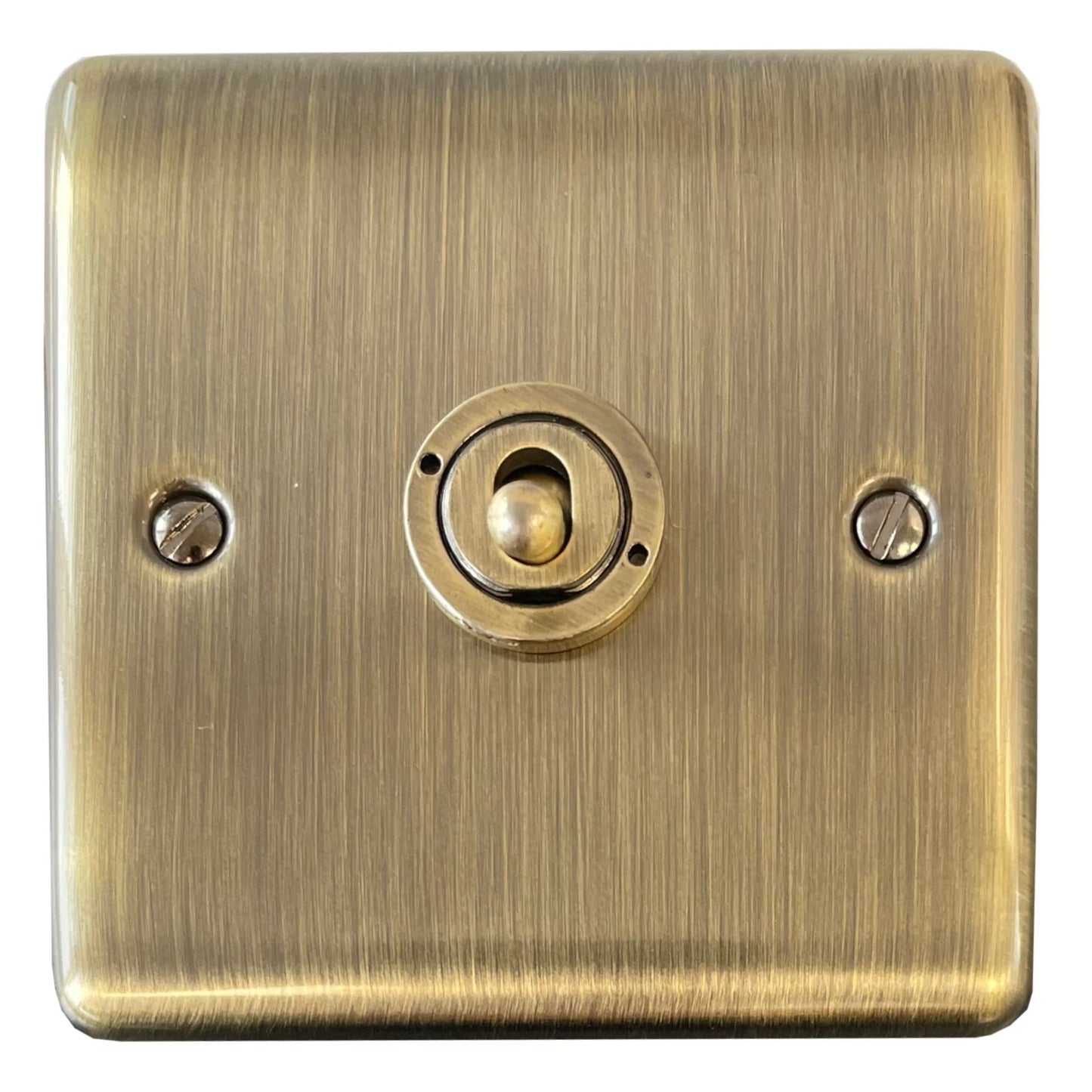 Basics Antique Brass 1 Gang Toggle Switch