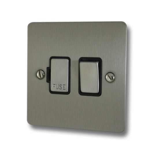 Flat Brushed Steel Swt. Fused Spur