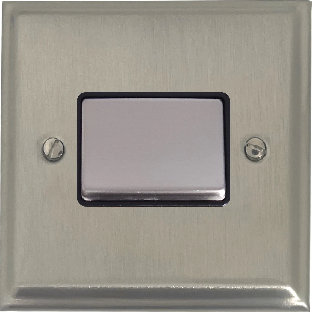 Deco Satin Nickel Fan Isolator
