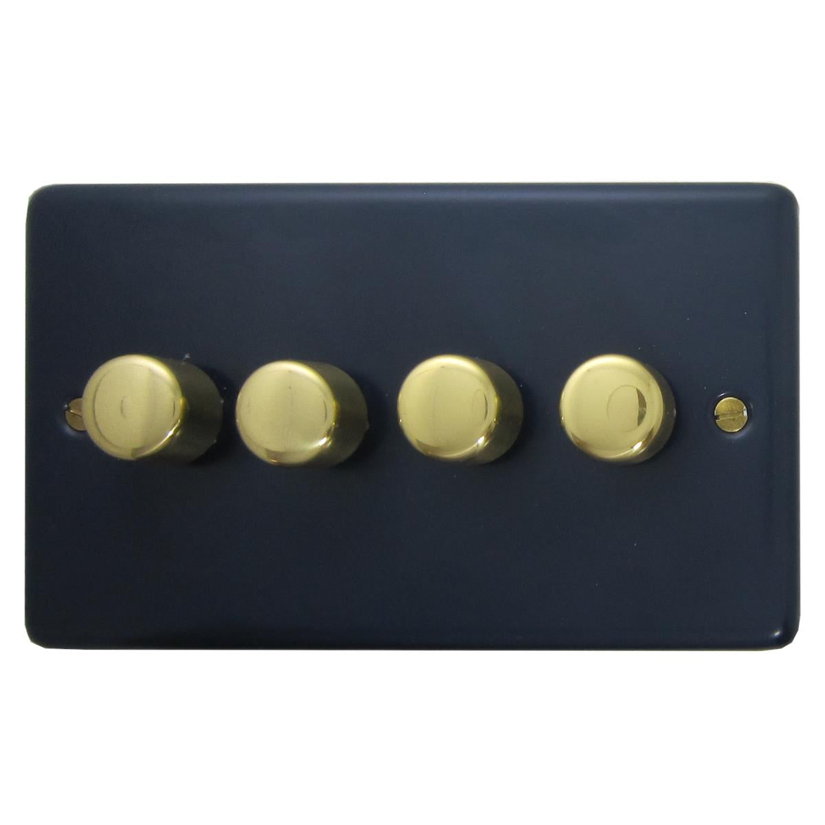 Contour Blue 4 Gang LED Dimmer