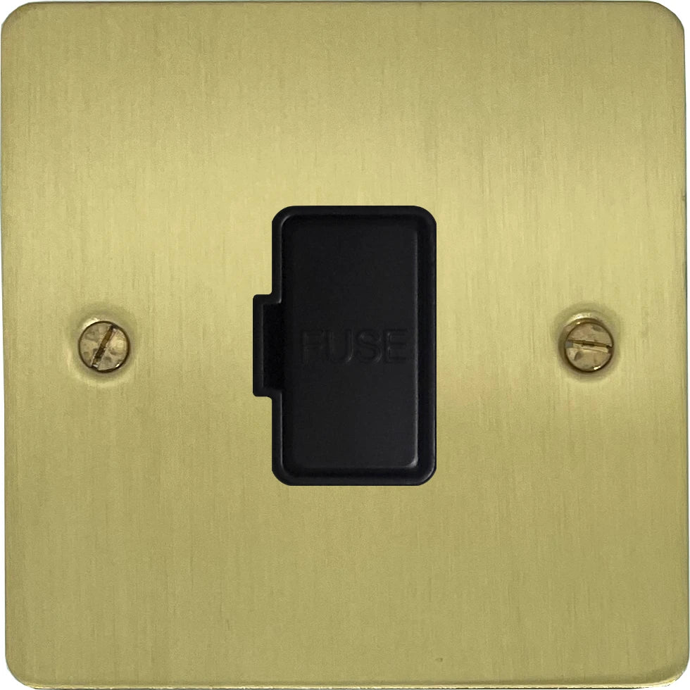Flat Satin Brass Unswitched Spur