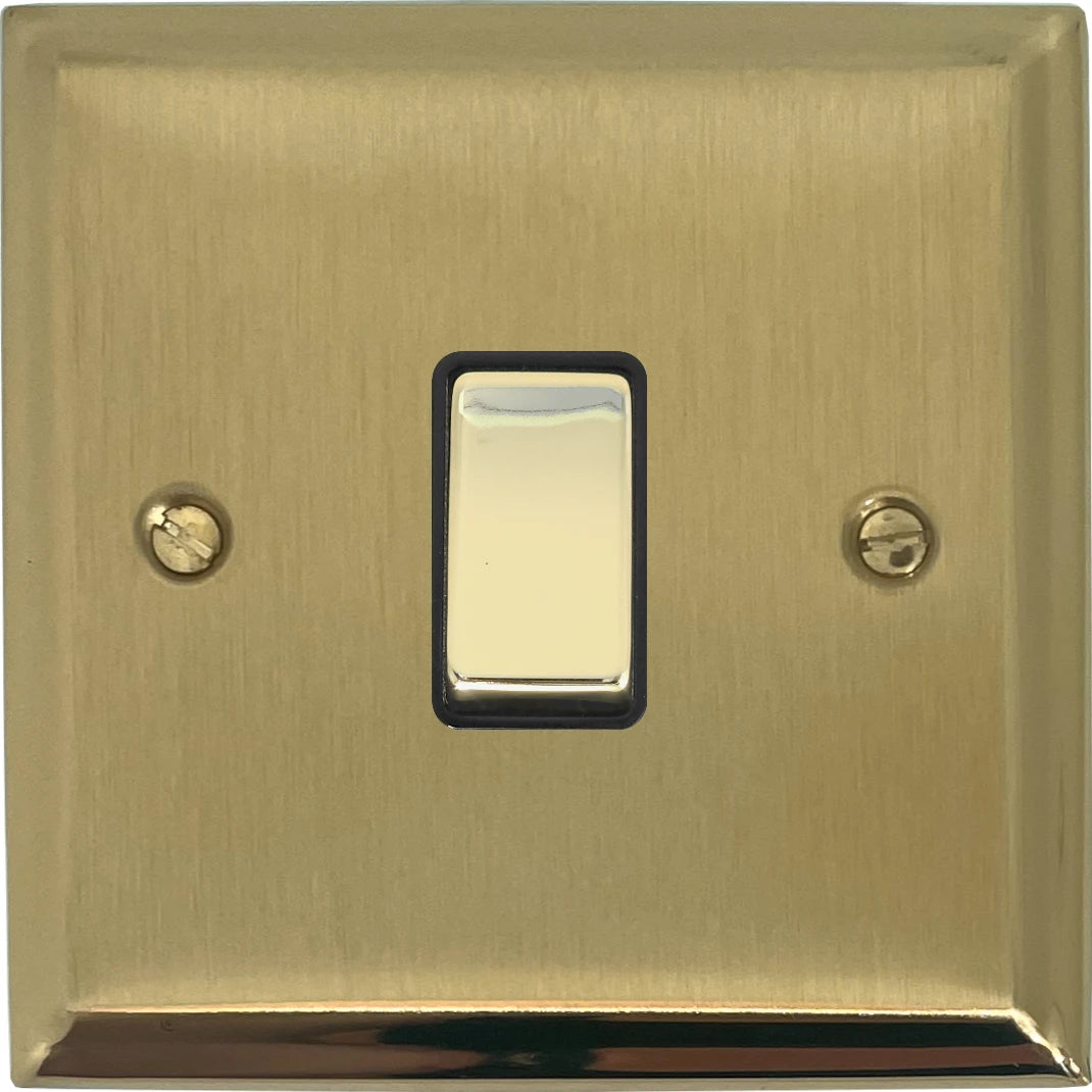 Deco Satin Brass Intermediate Switch