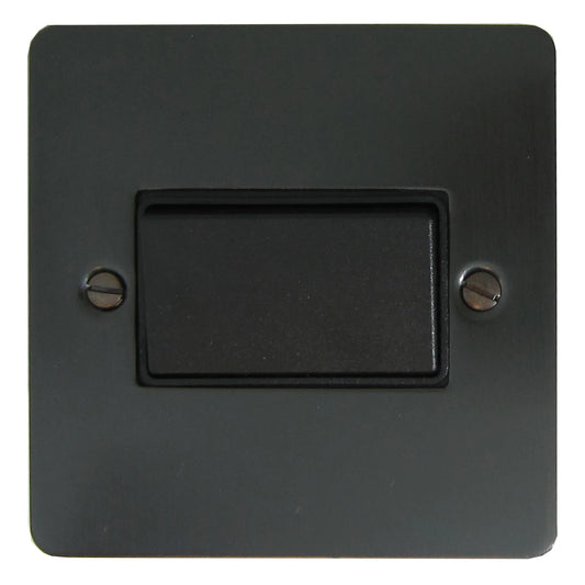 Flat Black Bronze Fan Isolator
