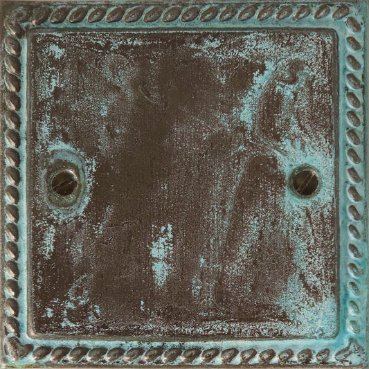 Monarch Verdigris 1 Gang Blank