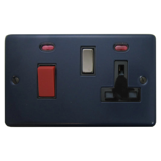 Contour Blue Cooker Socket – Designer Sockets