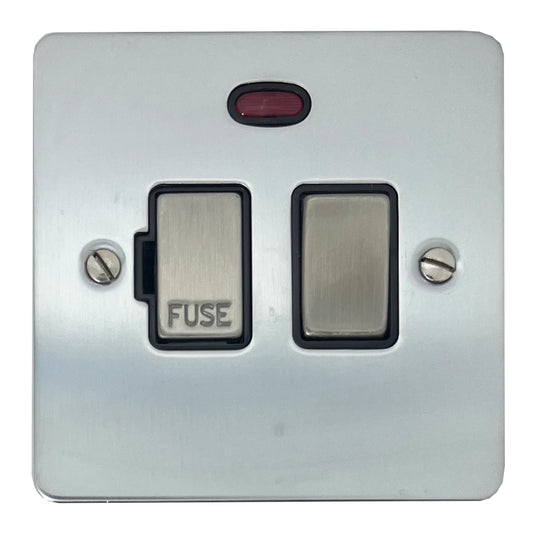Flat Satin Chrome Swt Fused Spur + Neon