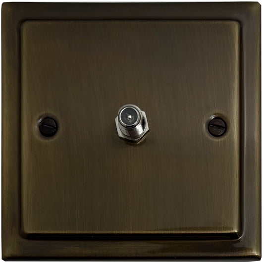 Victorian Medium Bronze 1 Gang Sat Point