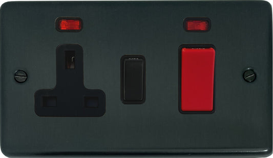 Contour Black Bronze Cooker Socket