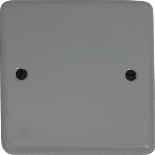 Contour Light Grey 1 Gang Blank