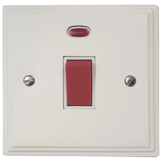 Victorian Flat White 45A Dp Switch + Neon