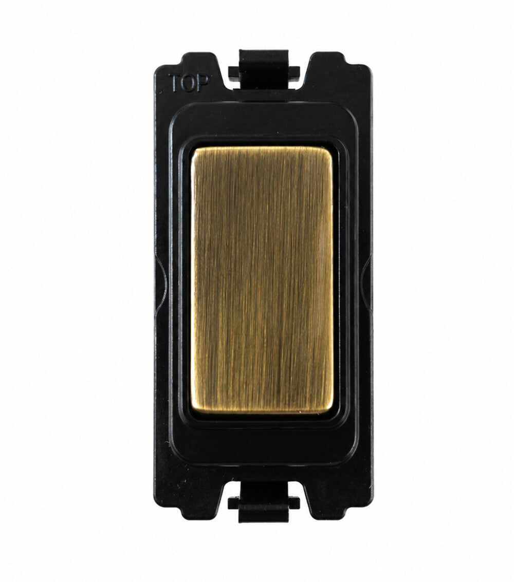 Blanking Piece grid switch - Black and Antique Switch