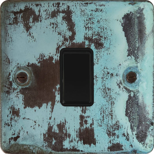 Flat Verdigris 1 Gang Switch