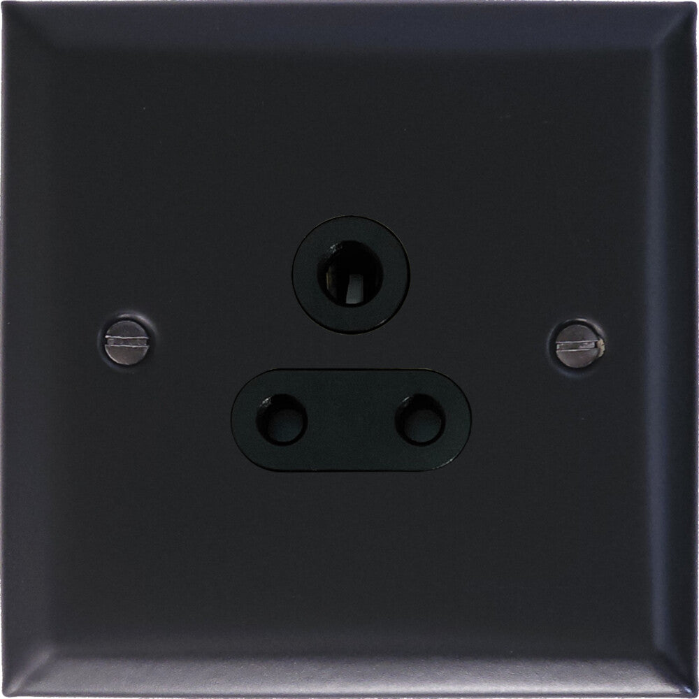 Spectrum Flat Black  5 Amp Socket