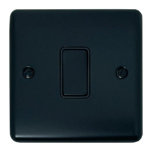 Basics Matt Black 1 Gang Light Switch