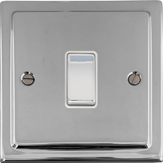 Victorian Polished Chrome 1 Gang 2 Way Switch