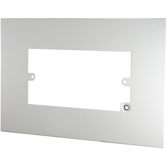 Double Flat White Finger Plate