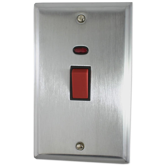 Deco Satin Chrome L/Plate