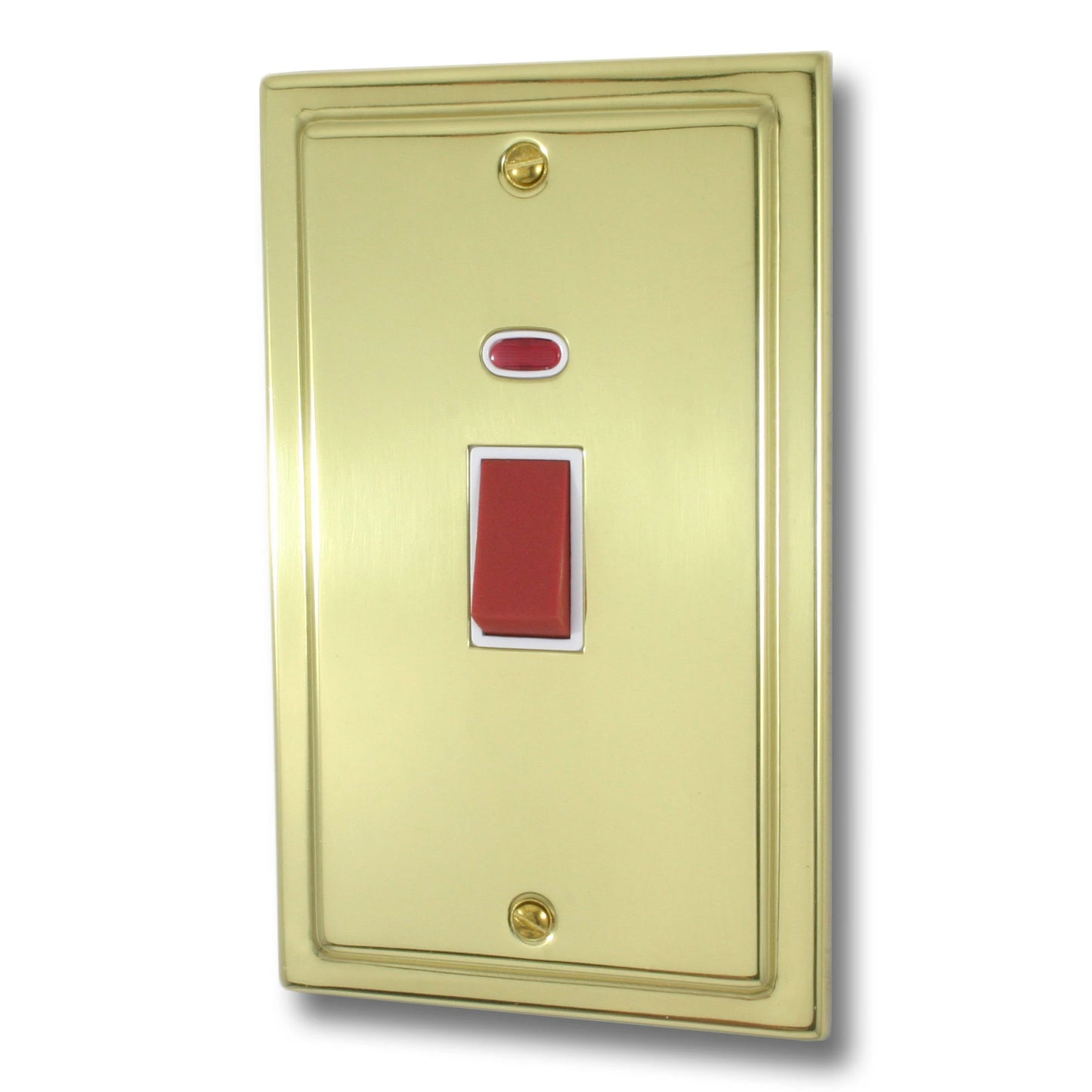 Victorian Polished Brass 45 Amp Swt. & Neon L/Plate