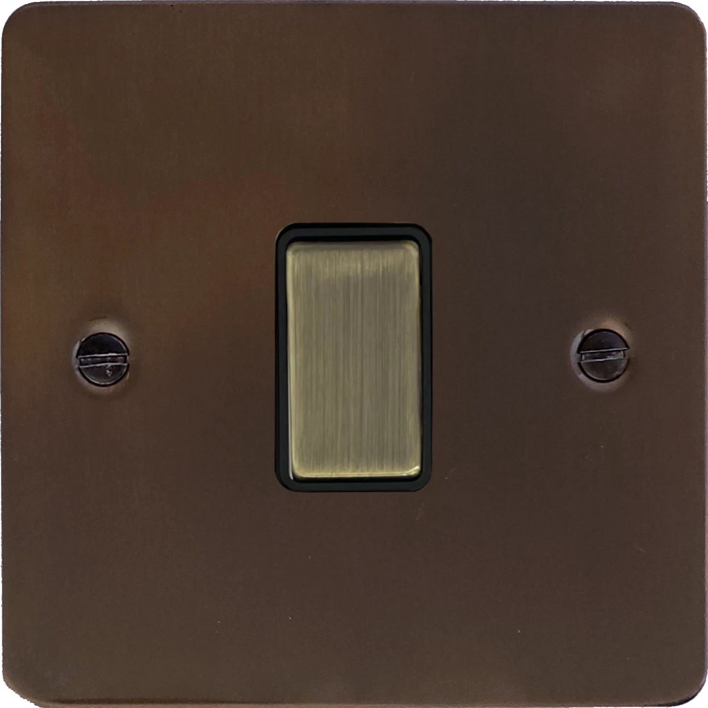 Flat Medium Bronze 1 Gang 2 Way Switch