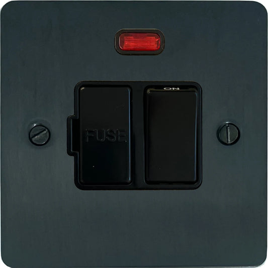 Flat Black Bronze Swt Spur + Neon