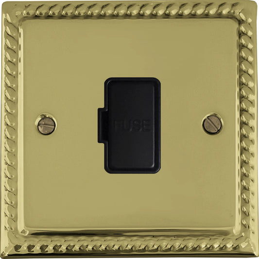 Georgian Polished Brass Unswitched Spur