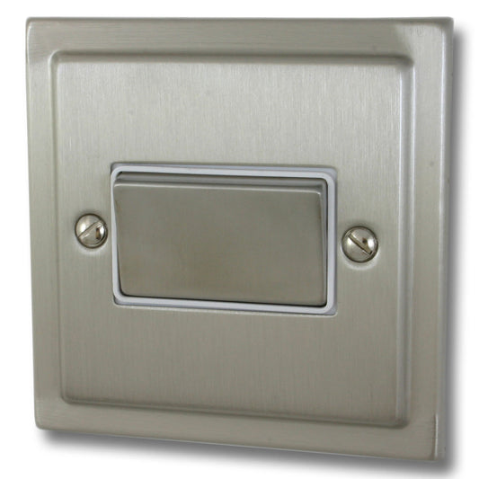 Victorian Satin Nickel Fan Isolator