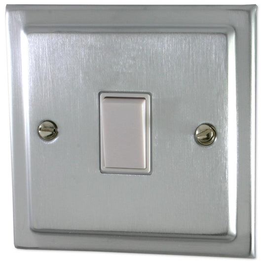 Victorian Satin Chrome Intermediate Switch