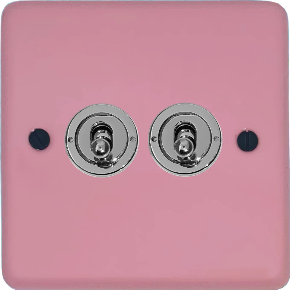 Contour Pink 2 Gang Toggle