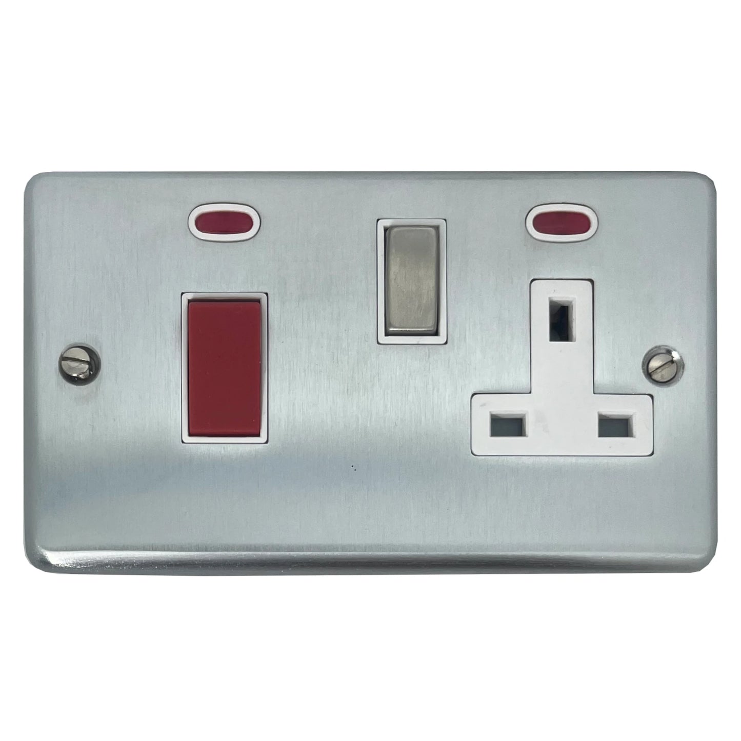 Contour Satin Chrome Cooker Socket