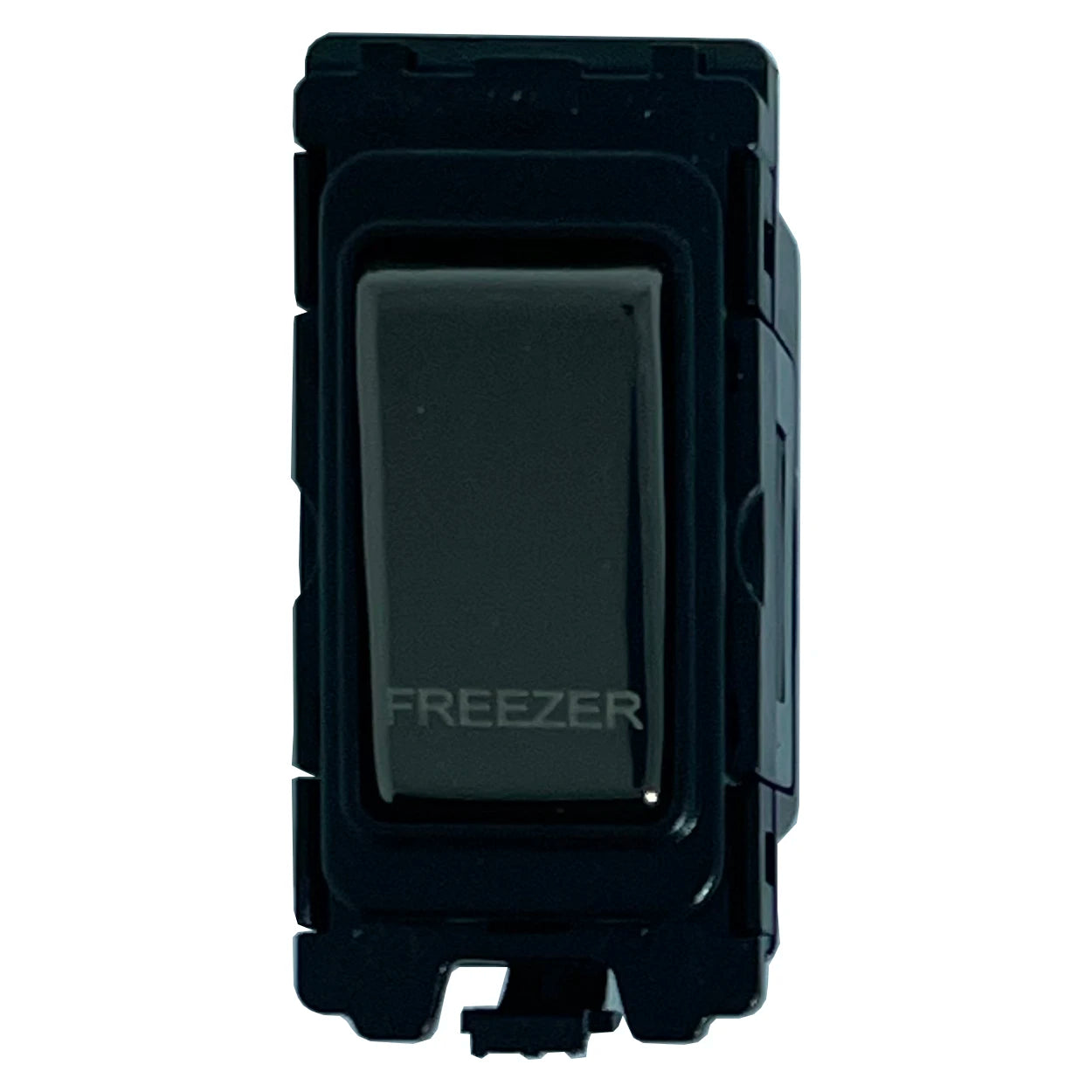 20A DP Switch - Engraved - Freezer - Black Nickel Switch