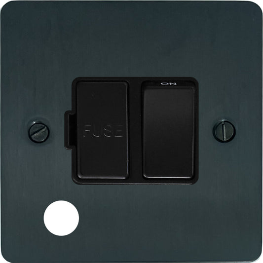 Flat Black Bronze Switched Spur + Outlet