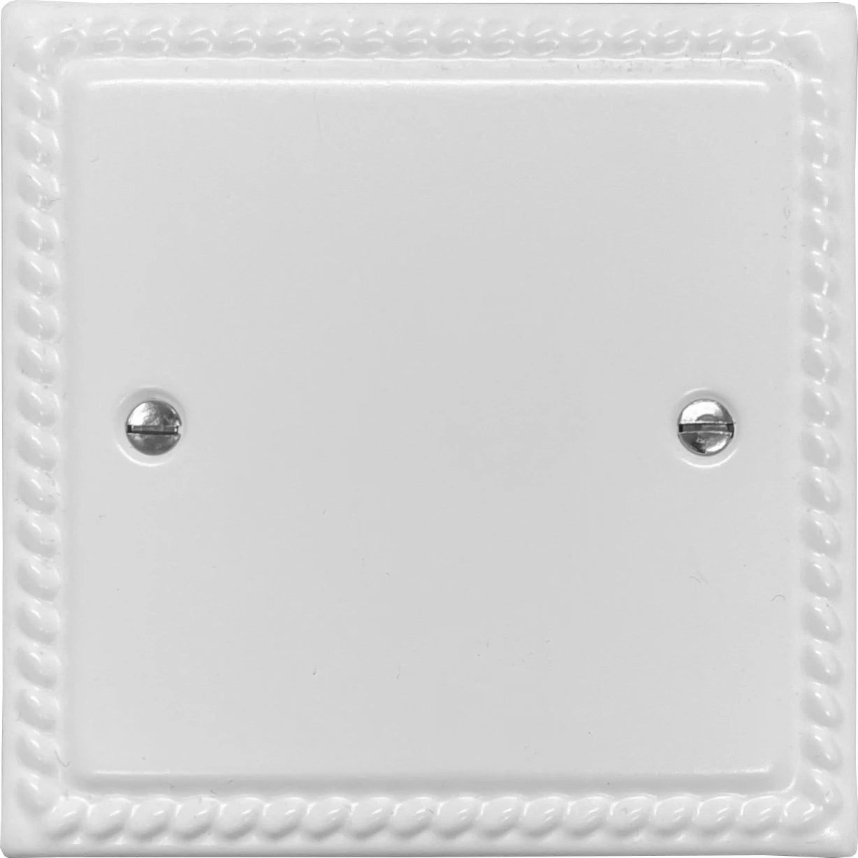 Georgian Flat White 1 Gang Blank Plate