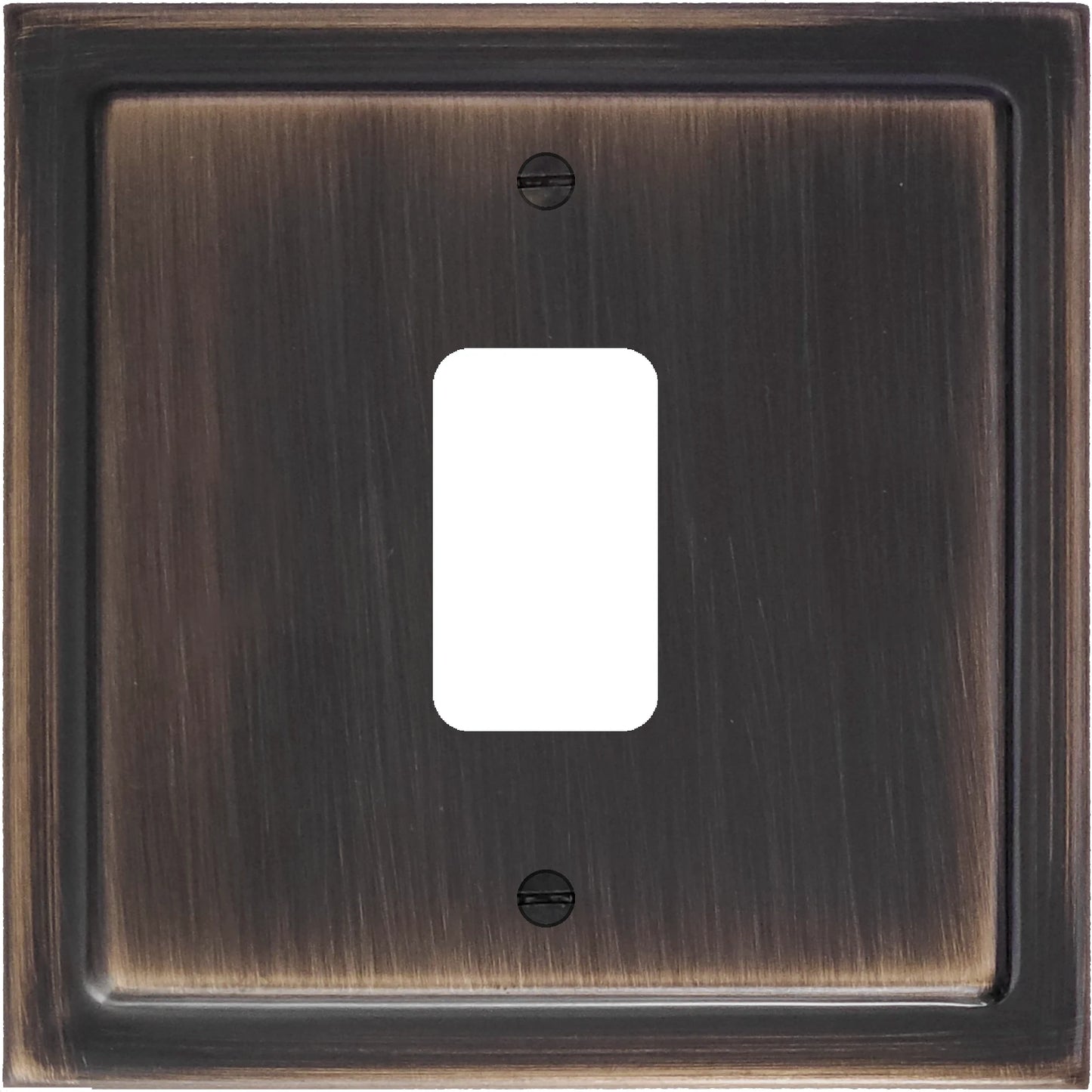 Victorian Antique Copper 1 Gang Grid Plate