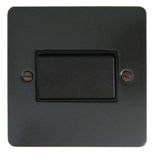 Flat Black Bronze Fan Isolator