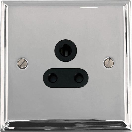 Deco Polished Chrome 5 Amp Socket
