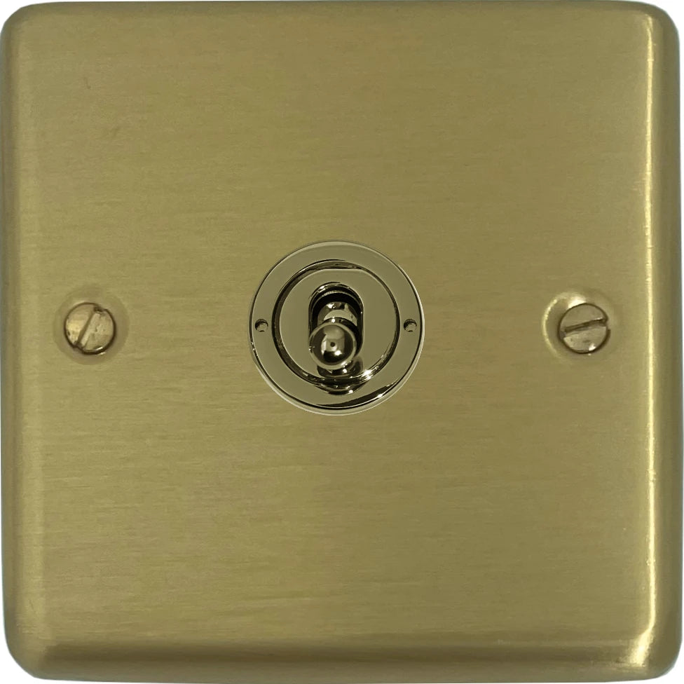 Contour Satin Brass Intermediate Toggle