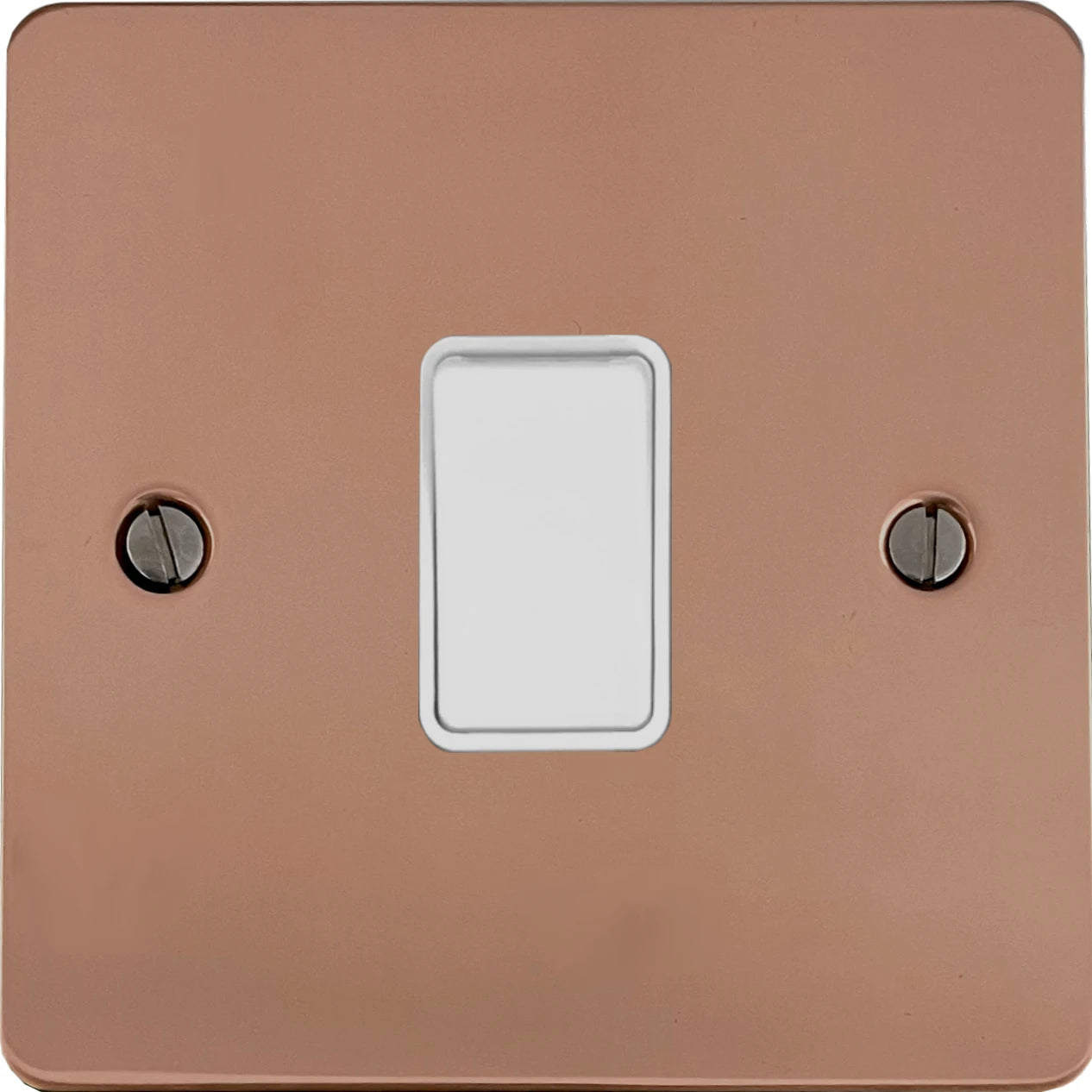 Flat Bright Copper 1 Gang 2 Way Switch