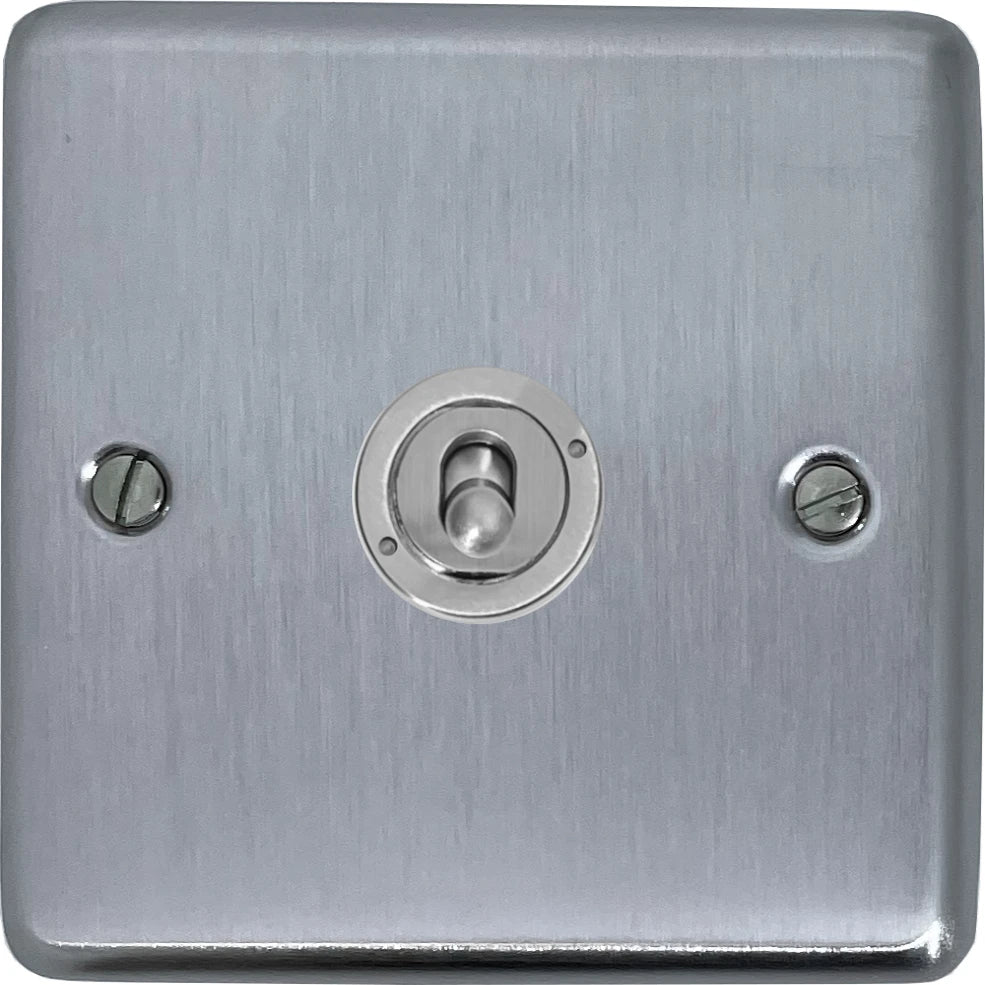 Contour Satin Chrome Intermediate Toggle (Brushed Steel Toggle)