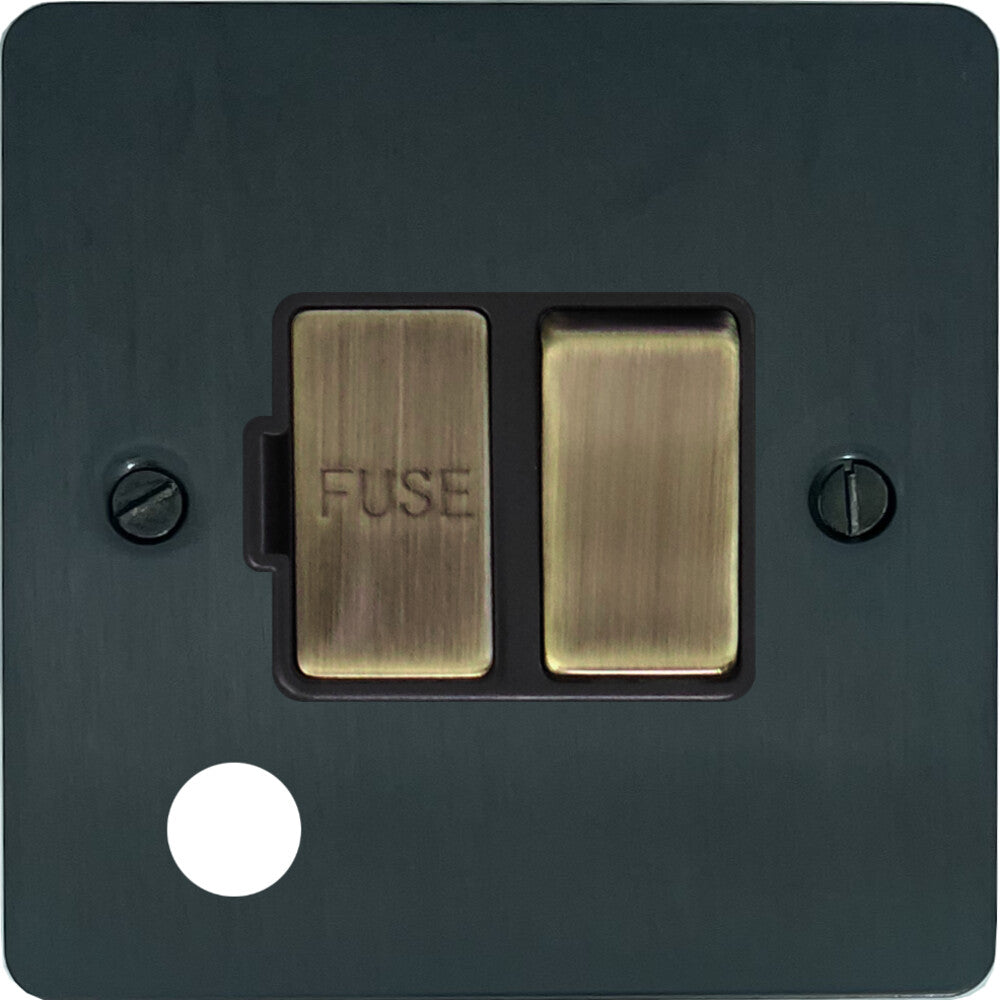 Flat Black Bronze Swt Spur + Outlet