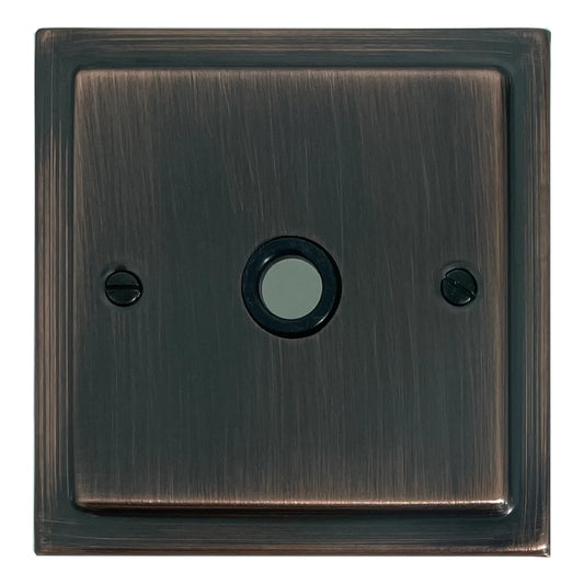 Victorian Antique Copper Flex Outlet Plate