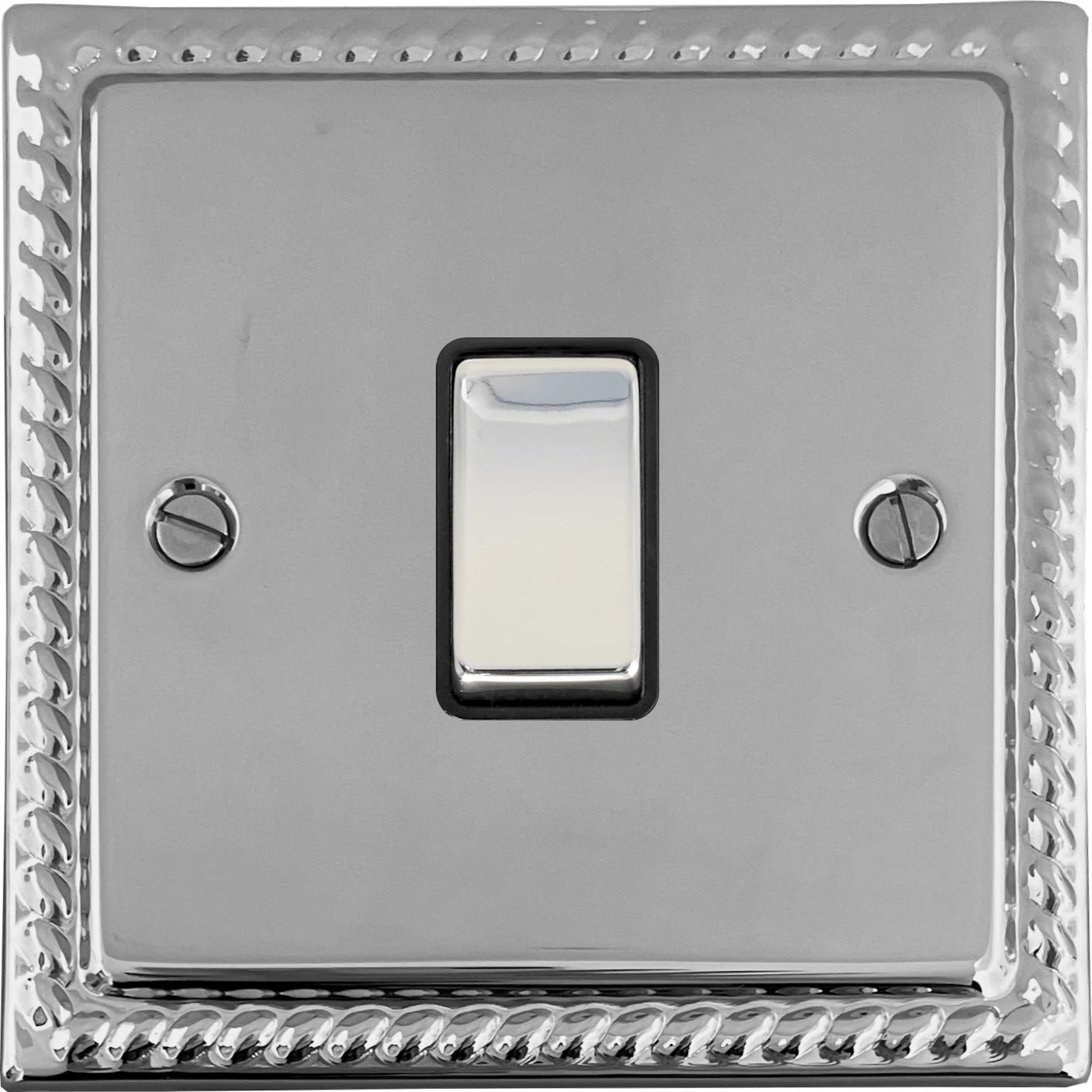 Georgian Polished Chrome 1 Gang Switch