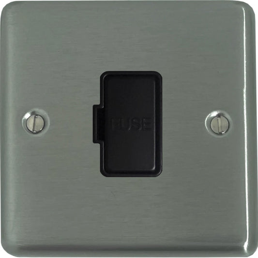 Contour Brushed Steel Unswitched Spur