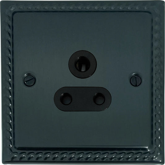 Georgian Black Bronze 5 Amp Socket