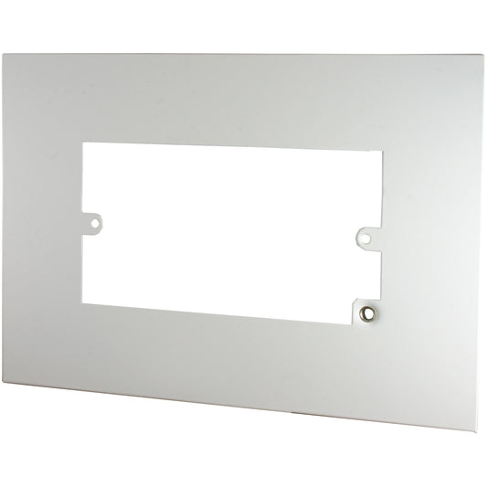 Double Flat White Finger Plate