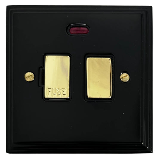Victorian Flat Black Swt Fused Spur + Neon